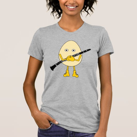 Clarinet Egghead T-shirt (Voorkant)