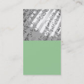 Clarinet en Mozart Visitekaartje (Achterkant)