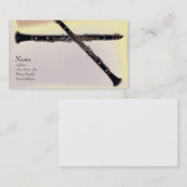 Clarinet en Visitekaartje (Voorkant / Achterkant)