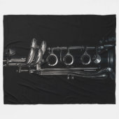 Clarinet Fleece Deken (Voorkant (Horizontaal))