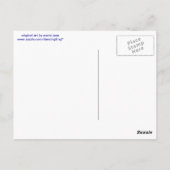 Clarinet Frog Briefkaart (Achterkant)