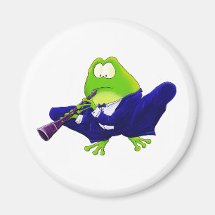 Clarinet Frog Magneet