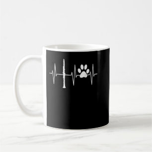 Clarinet Funny Dog Lover Clarinetist Play Koffiemok
