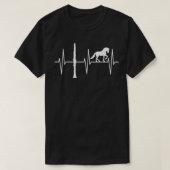Clarinet Funny Horse Lover Clarinetist Pl T-shirt (Design voorkant)