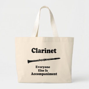 Clarinet Gift Grote Tote Bag