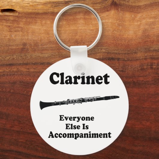 Clarinet Gift Sleutelhanger (Voorkant)