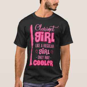 Clarinet Girl als een gewoon meisje T-shirt