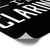 clarinet grappige citaten poster (Hoek)