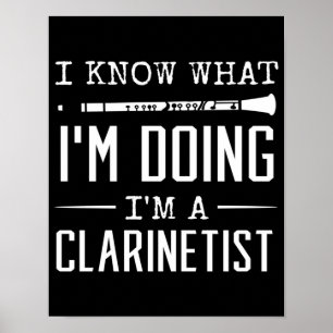 clarinet grappige citaten poster