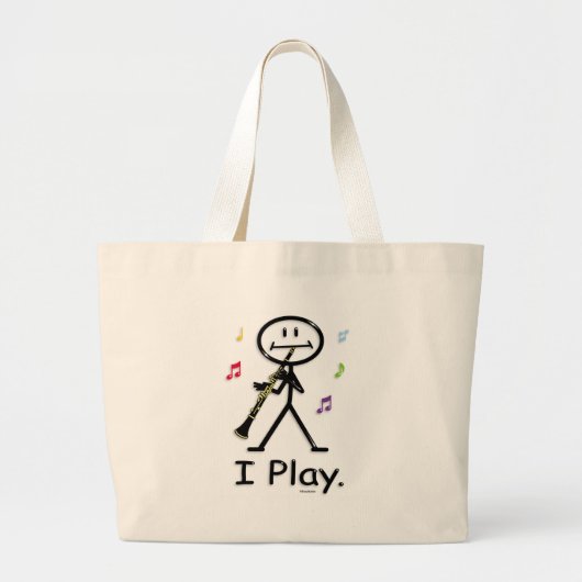 Clarinet Grote Tote Bag (Voorkant)