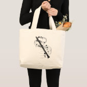 Clarinet Grote Tote Bag (Voorkant (product))