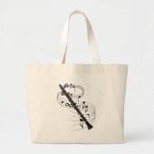 Clarinet Grote Tote Bag (Voorkant)