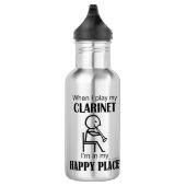 Clarinet Happy Place Waterfles (Rechts)