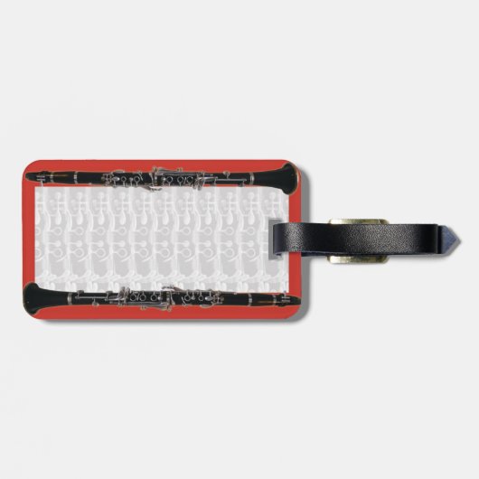 Clarinet Hoesje Label Bagagelabel (Achterkant horizontaal)