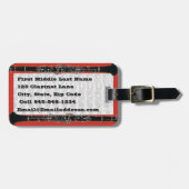 Clarinet Hoesje Label Bagagelabel (Voorkant horizontaal)