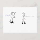 Clarinet Humor Briefkaart (Voorkant)