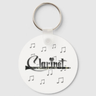 Clarinet I Love Clarinet Sleutelhanger