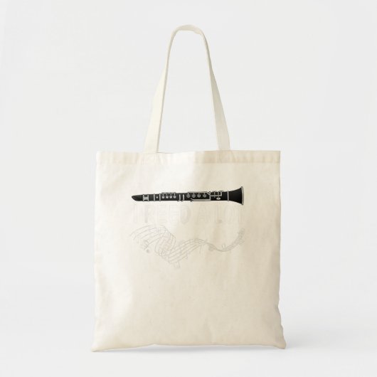 Clarinet - I reed a lot - band gift idea, Funny Cl Tote Bag (Voorkant)