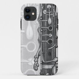 Clarinet in Charcoal iPhone 5/5S Hoesje