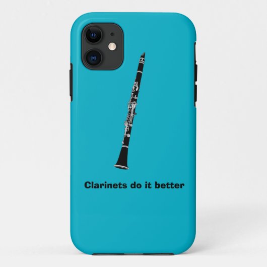 Clarinet iPhone Case (Achterkant)