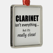 Clarinet is niet alles metalen ornament (Rechts)