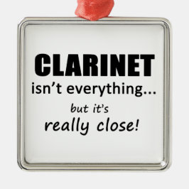 Clarinet is niet alles metalen ornament