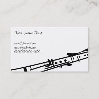 Clarinet, Jouw naam. Visitekaartje