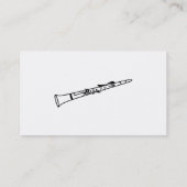 Clarinet, Jouw naam. Visitekaartje (Achterkant)