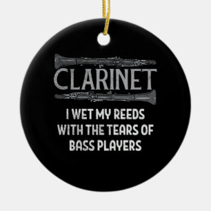 Clarinet Keramisch Ornament