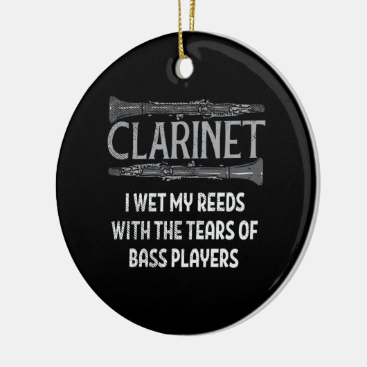 Clarinet Keramisch Ornament (Links)