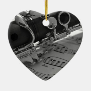 Clarinet Keramisch Ornament