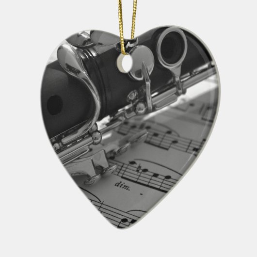 Clarinet Keramisch Ornament (Links)