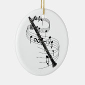 Clarinet Keramisch Ornament (Rechts)