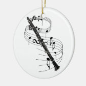 Clarinet Keramisch Ornament (Links)