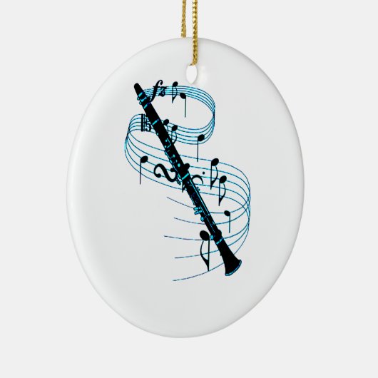 Clarinet Keramisch Ornament (Rechts)
