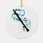 Clarinet Keramisch Ornament (Voorkant)