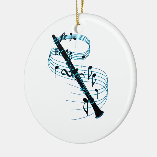 Clarinet Keramisch Ornament (Links)