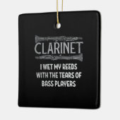 Clarinet Keramisch Ornament (Links)