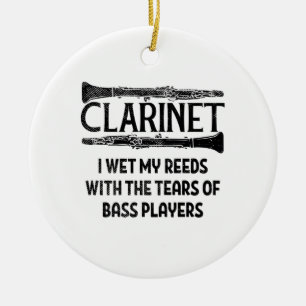 Clarinet Keramisch Ornament