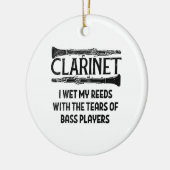 Clarinet Keramisch Ornament (Links)