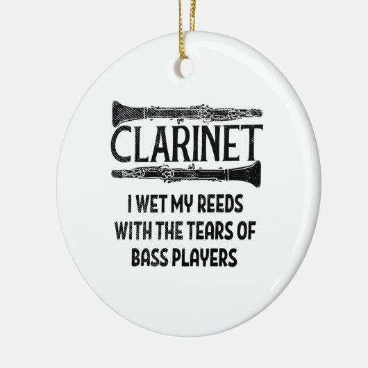 Clarinet Keramisch Ornament (Links)