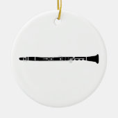 Clarinet Keramisch Ornament (Voorkant)