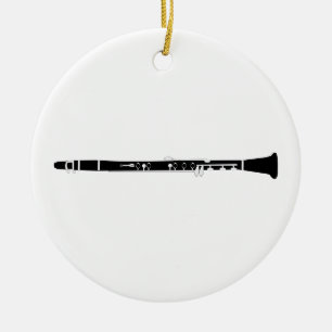 Clarinet Keramisch Ornament