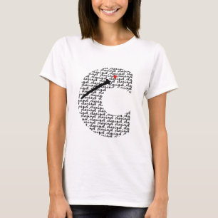 Clarinet Letter C T-shirt