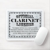 Clarinet-licentie Muismat (Met muis)