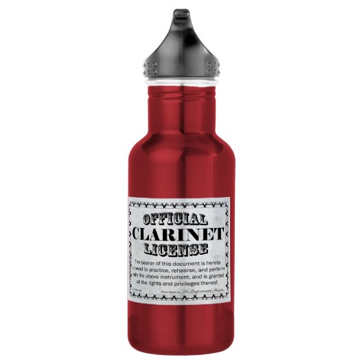 Clarinet-licentie Waterfles (Rechts)