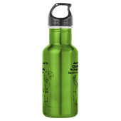 Clarinet maakt Zombies Explode Waterfles (Voorkant)