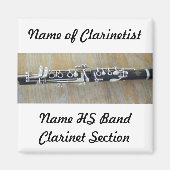 Clarinet Magneet (Voorkant)