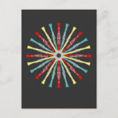 Clarinet Marching Band Orchestra Jazz Player Briefkaart (Voorkant)