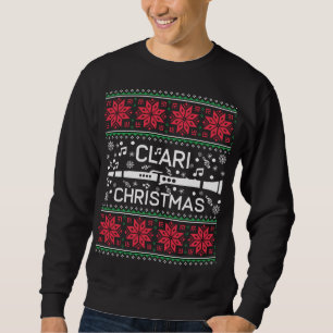 Clarinet Marching Band Ugly KerstSweaters Trui